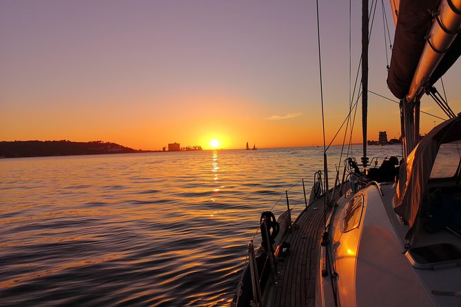 Lisbon Sunset Sailing Tour on Luxury Sailing Yacht with 2 Drinks - What the yacht is like on board