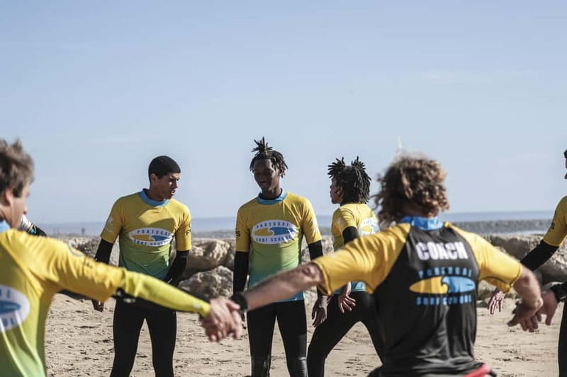 Lisbon: Surf Experience at Costa da Caparica - Into the Atlantic: catching your first wave