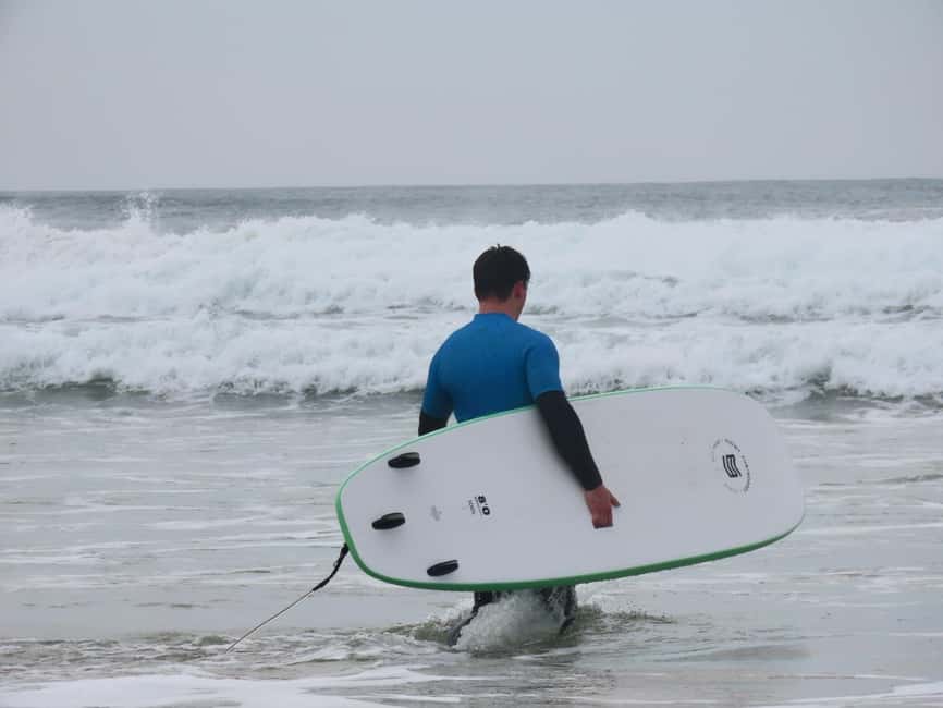 Lisbon Surf Guide - Surf class & Pick Up - What the $58 price includes