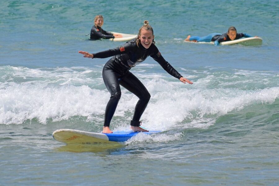 Lisbon: Surf Lesson - Meeting the School Beside Carcavelos Beach