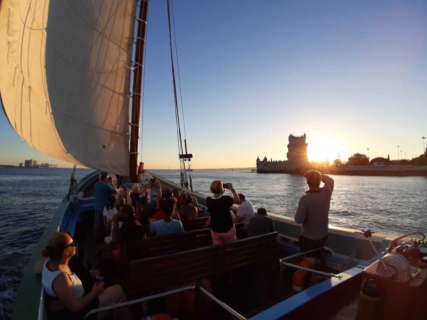 Lisbon: Tagus River Sunset Cruise in a Traditional Vessel - Wine, music, and the social side of the ride