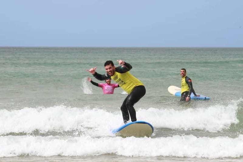 Lisbon: The Surf Instructor - surf lessons with transfer - Small groups, mixed abilities, and personal feedback