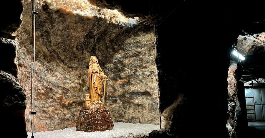 Loulé: St. Barbara Art Collection w/Guided Salt Mine Tour - Saint Barbara through older art and local music