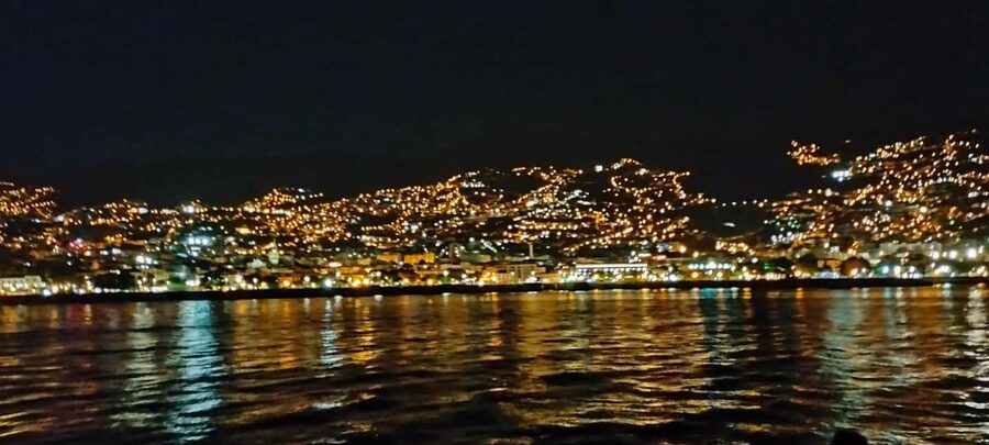 Madeeira: Sunset dinner cruise - Cabo Girão as the Sun Goes Down