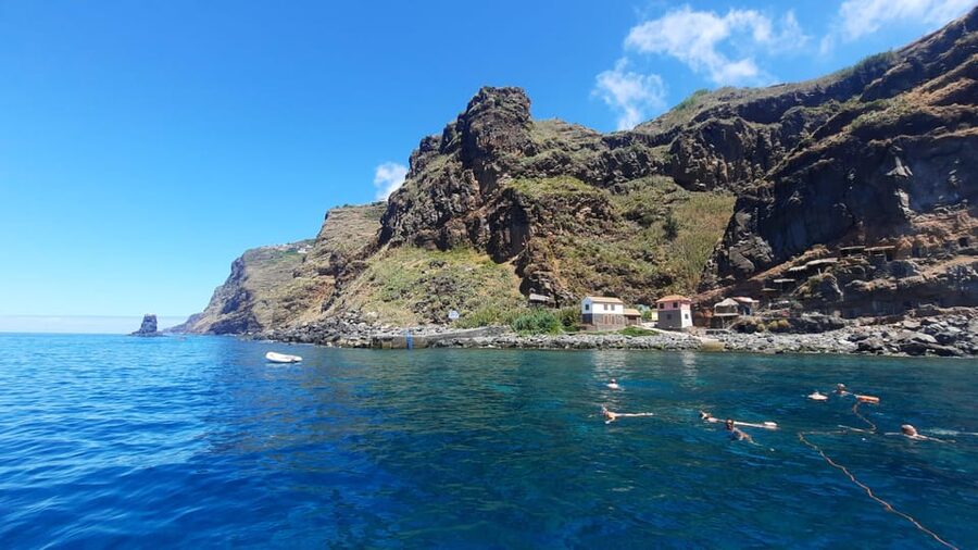 Madeira: Boat Trip with Lunch, Drinks, and Hotel Transfer - A buffet lunch with local Portuguese dishes