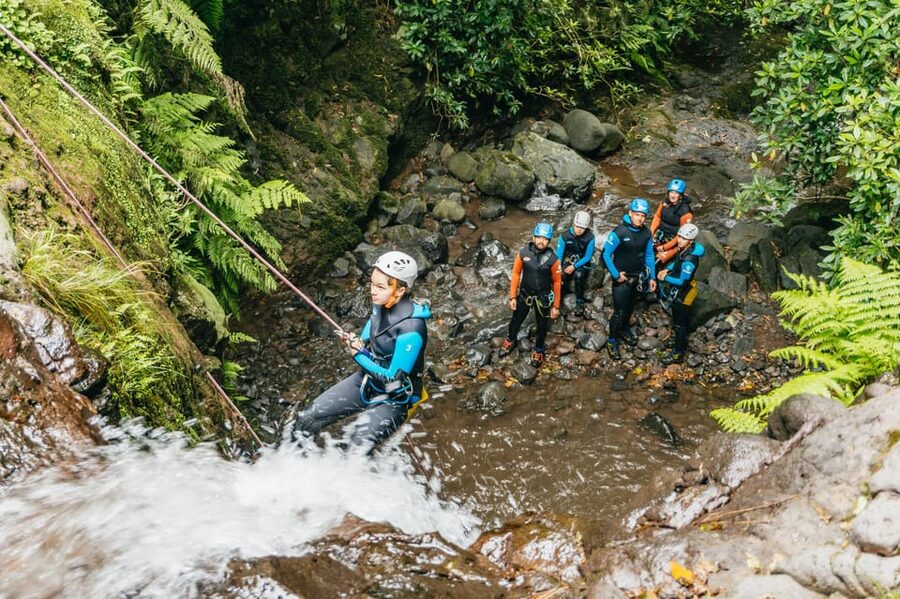 Madeira Canyoning Beginners – Easy & Fun Waterfall Adventure - Starting at Bar 21 in Camacha