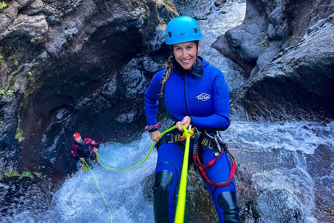 Madeira Canyoning Intermediate - The opening section, smaller drops and natural play areas