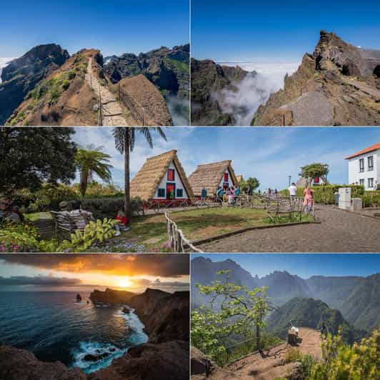Madeira Funchal:East Tour Pico Arieiro & Santana&Laurissilva - Terreiro da Luta and the Senhora da Paz Sanctuary