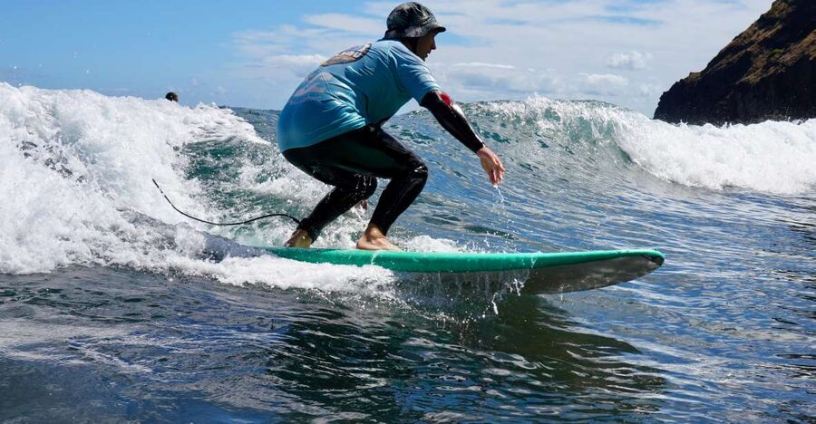 Madeira: Surf Lessons for All Levels - The first thirty minutes: changing, warming up, and learning the basics