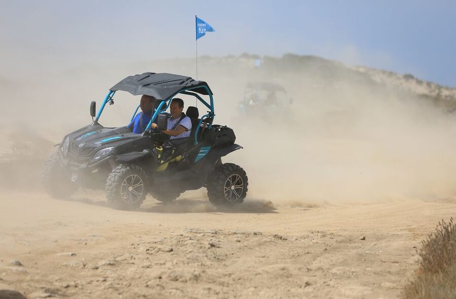 Nazaré: 4x4 Buggy Tour with Guide - Meeting the guide beside Nazaré’s harbor