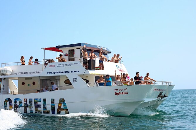 Ophelia Catamaran Cruises + Beach BBQ - Starting at Pier Vasco Da Gama in Portimão