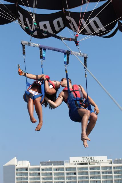 Parasailing Vilamoura - The optional Atlantic Ocean dip