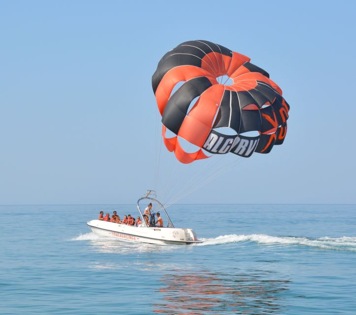 Parasailing Vilamoura - Photos, GoPro video, and the extra cost