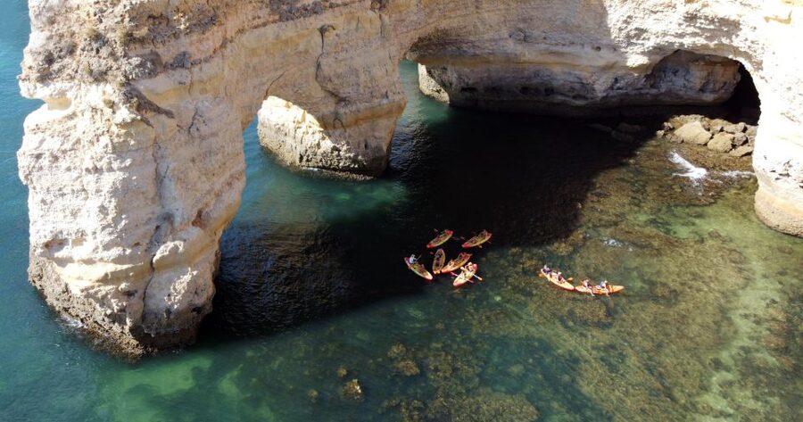 Portimão: Benagil Caves Speedboat and Kayak Guided Tour - Starting at Portimão Marina