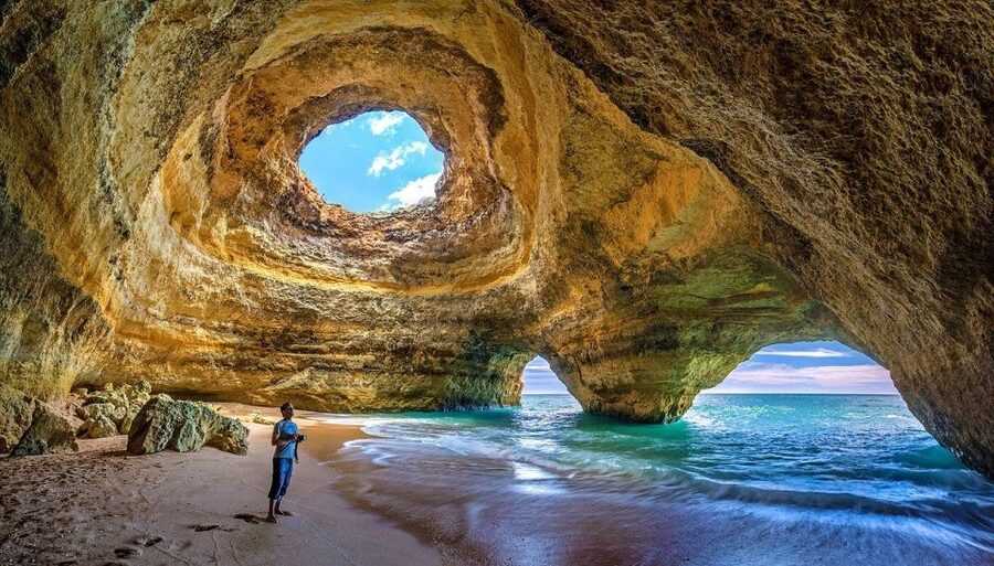 Portimao: Boat trip to the Benagil Cave - Carvoeiro and Algar Seco by boat