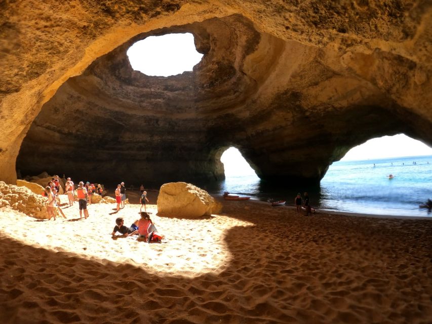Portimão: Kayak Tour of Benagil Caves - The Praia da Marinha swim stop