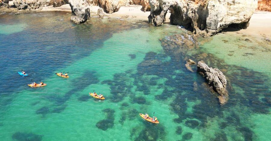 Portimão: Small Group Kayak Cave and Cliff Tour - Key points to know before you book