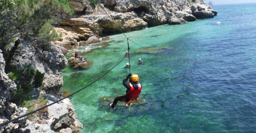 Portinho da Arrábida: Coasteering Boat Tour - Starting from Portinho Arrábida Beach