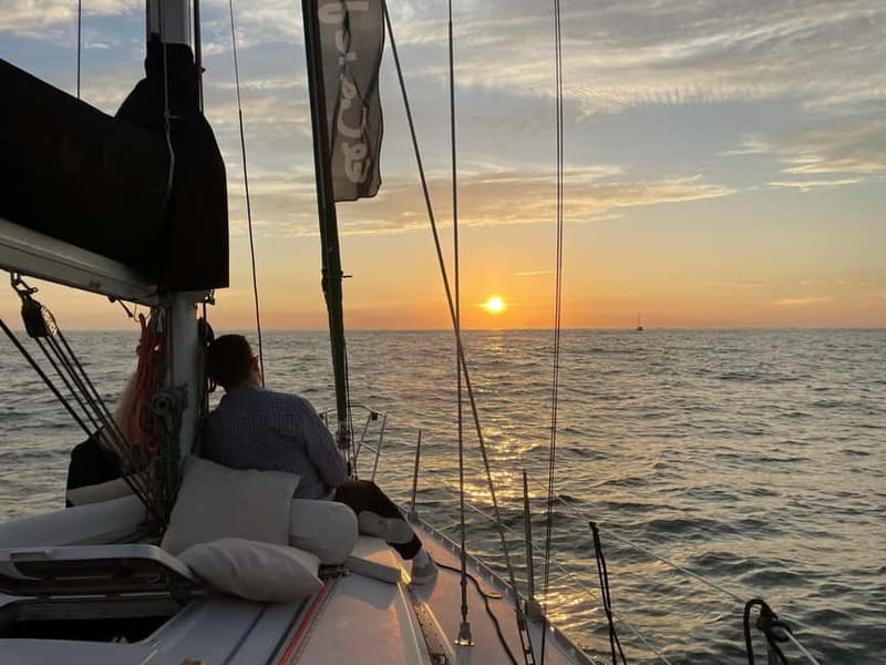 Porto: Best Charming Sailboat Cruise Sunset - Sunset at Foz do Douro