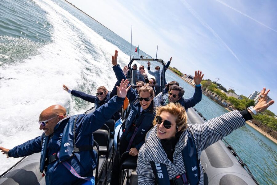 Porto: Douro River Speedboat Tour - Under the Arrábida Bridge