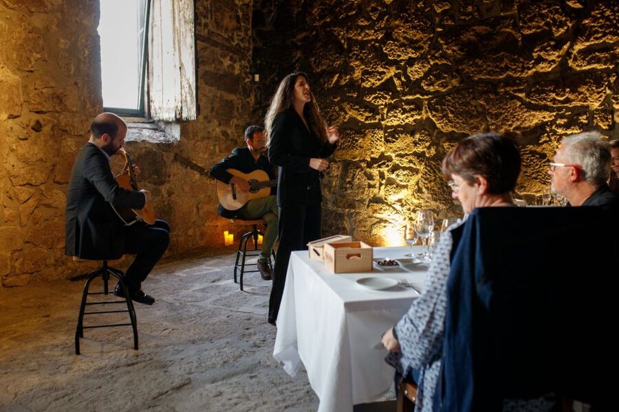 Porto: Fonseca Cellar Tour & Fado Show with Optional Dinner - Fado among the barrels