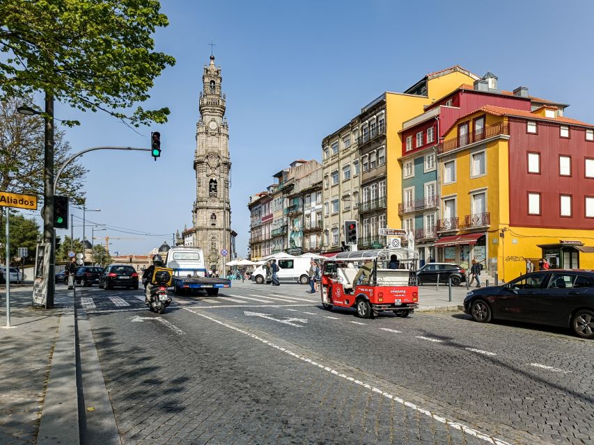 Porto: Guided Tour by Tuk-Tuk & Optional Douro River Cruise - Clerigos Tower, Lello Bookshop, and Aliados Avenue
