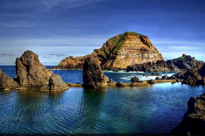 Porto Moniz - Natural Swimming Pools - Ribeira Brava and a 15th-century church