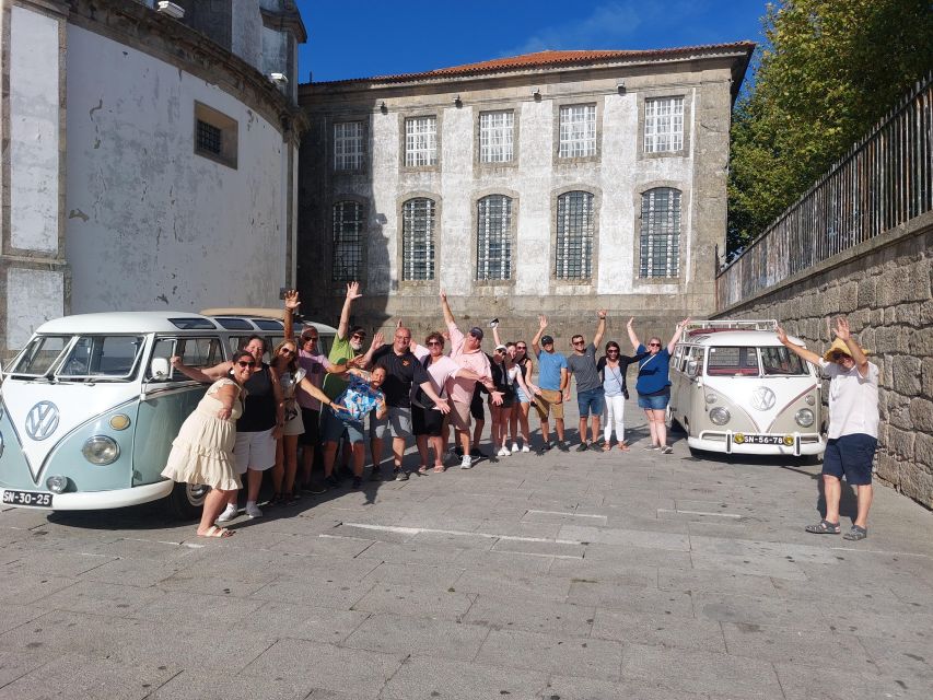 Porto: Private Sightseeing Tour by VW Kombi (2–8 People) - Clérigos Tower and the historic center