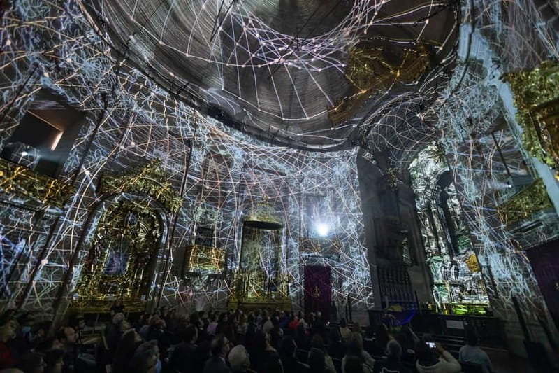 Porto: Spiritus Multimedia Show Entry Ticket - Light, music, and the church’s Baroque details