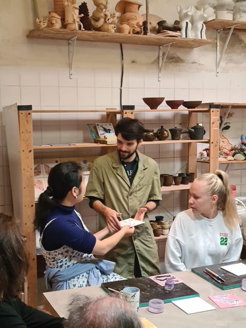 Porto: Tile Painting Workshop with Tea and Port Wine - The Two-Hour Workshop, Step By Step