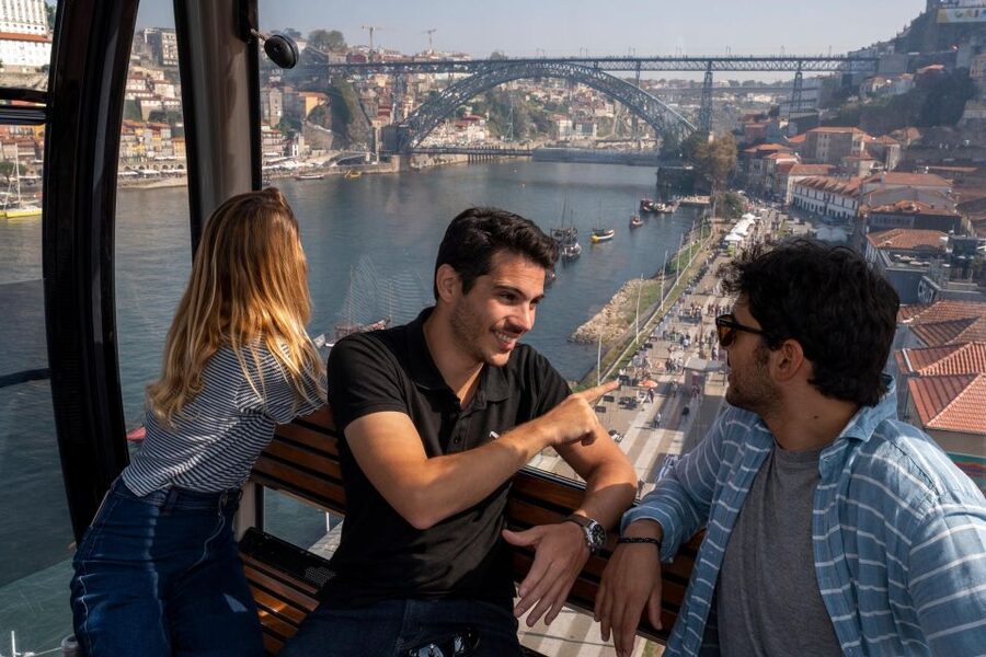 Porto: Walking Tour, Lello Bookshop, Boat and Cable Car - Crossing near Dom Luís I Bridge