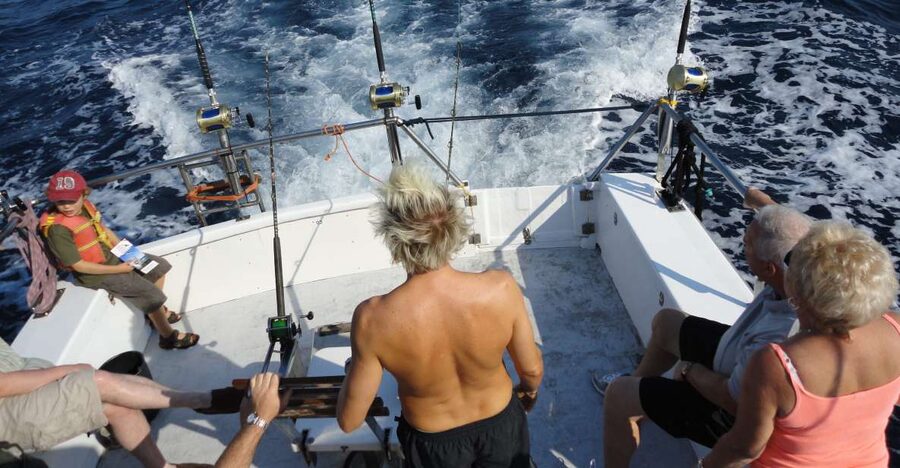 Quarteira: Algarve Reef Fishing Boat Trip with Gear - Riding aboard Rascasso