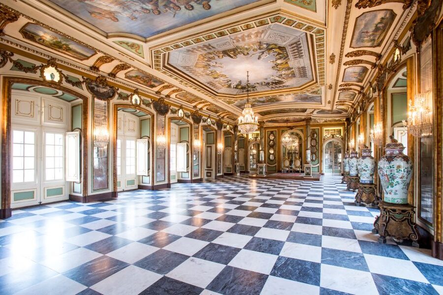 Queluz National Palace & Gardens Ticket - Royal Guard quarters and the working side of court life