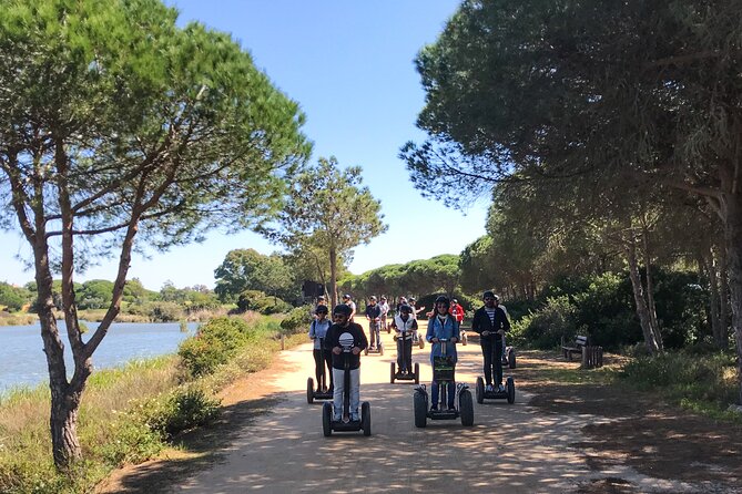 Ria Formosa Natural Park Birdwatching Segway Tour from Faro - Learning to ride before entering Ria Formosa