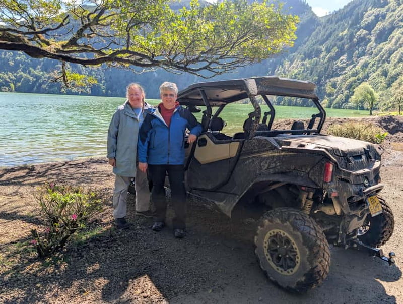 Ribeira Grande: Sete Cidades Quad / Buggy Tour - Muro das Nove Janelas and the first off-road sections