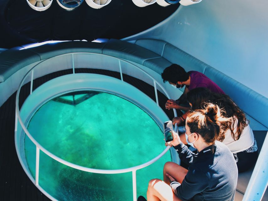 São Miguel: Glass Bottom Boat Tour with Snorkeling - Starting at Vila Franca do Campo Marina