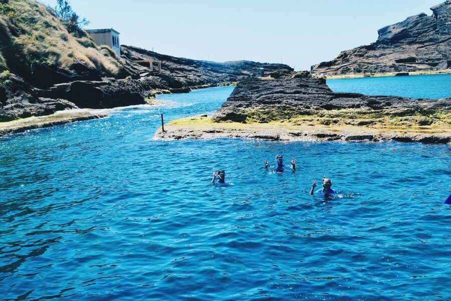 São Miguel: Glass Bottom Boat Tour with Snorkeling - A friendly crew with real local character