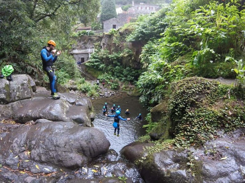 Sao Miguel: Ribeira dos Caldeiroes Canyoning Experience - Key points at a glance