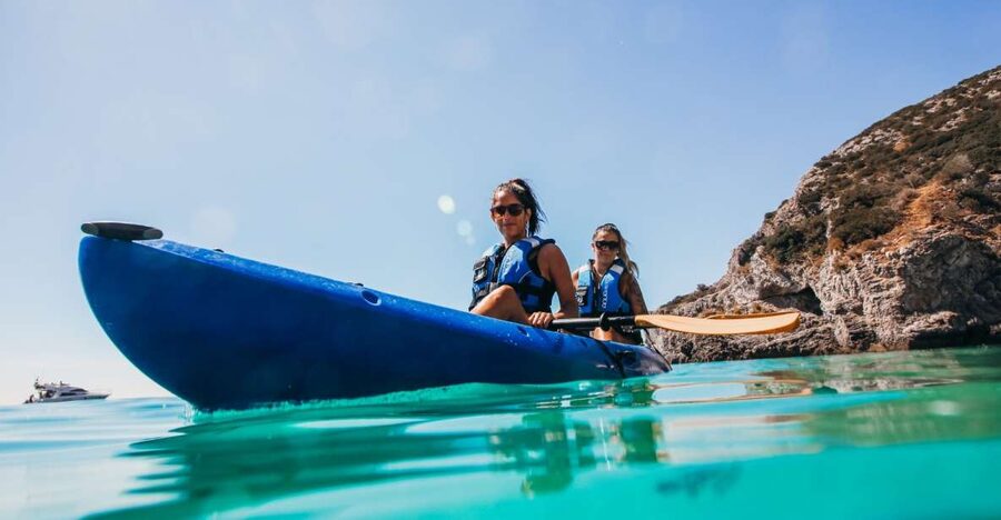 Sesimbra: Arrabida Natural Park & Caves Guided Kayaking Tour - Starting beside Sesimbra’s harbor