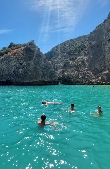 Sesimbra: Secret Bays and Beaches Boat Tour with Snorkeling - Inferno Beach: a short stop with a wild edge