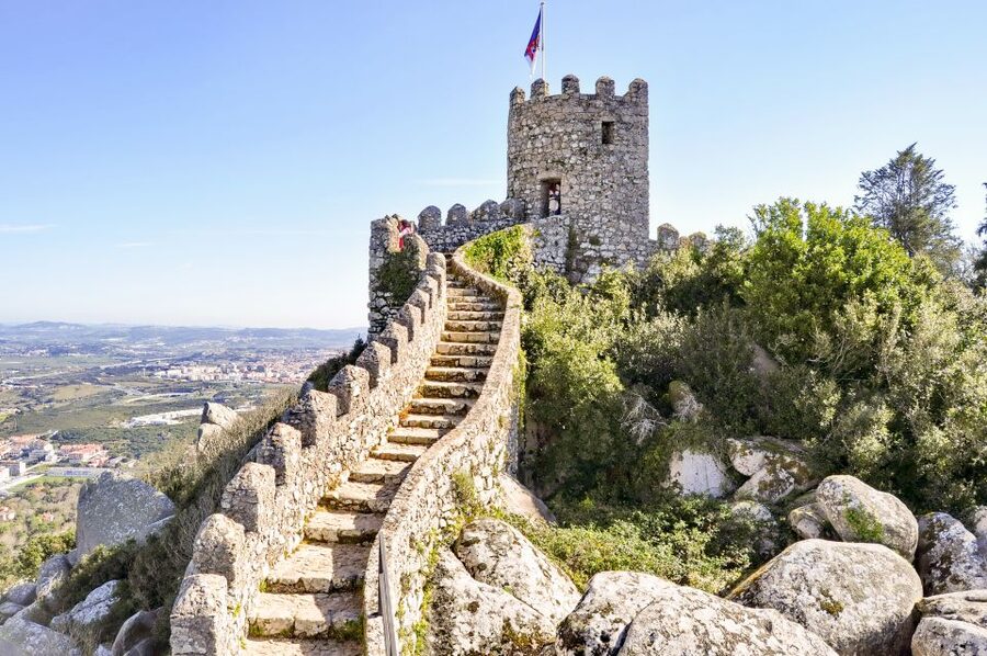 Sintra: Castle of the Moors Skip-the-Line Ticket - The forest route and the castle grounds