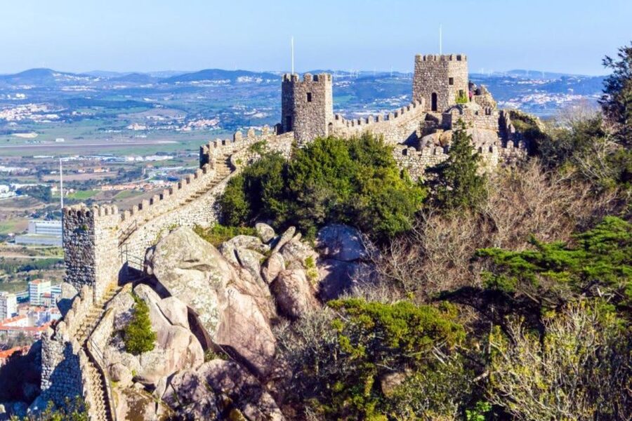 Sintra: Castle of the Moors Skip-the-Line Ticket+Audio Guide - Following the audio tour on your phone