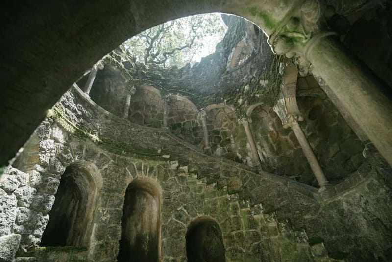 Sintra Guided Tour for Small Groups: Pena, Regaleira & Roca - Pena Palace Park, terraces, and bright colors