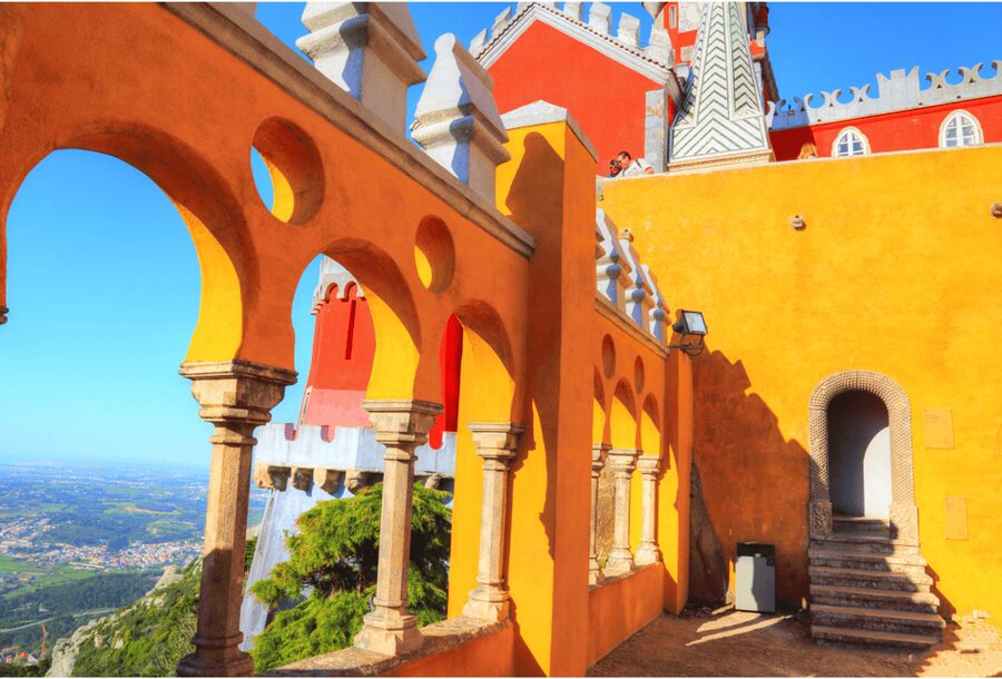 Sintra: Pena Palace, Quinta da Regaleira, Cabo da Roca and Cascais - Boca do Inferno and the first Atlantic views