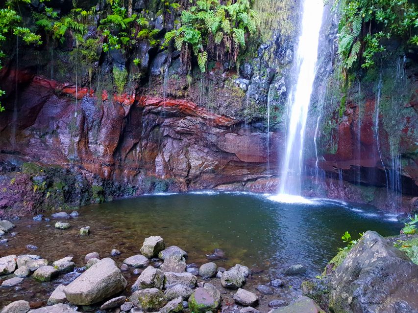 Small Group Walks Rabaçal 25 Fontes - The 25 Fontes waterfall and lagoon