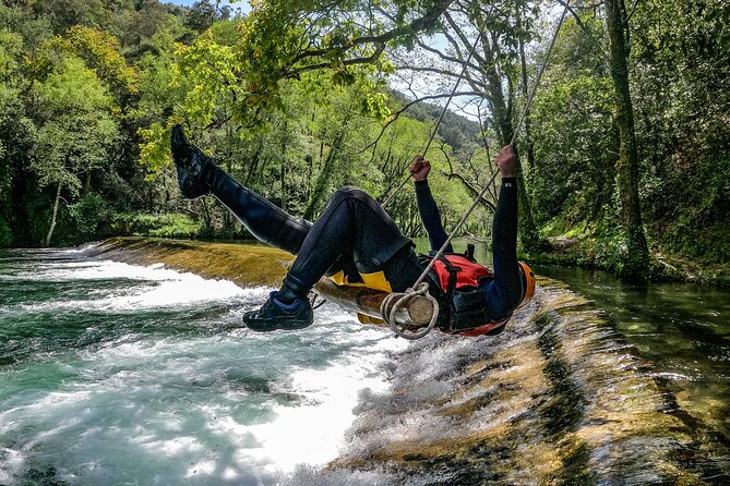 Soft Canyoning, river Ceira, Góis, Serra da Lousa, Coimbra - More Than Ten Jumps, With Choice Built In