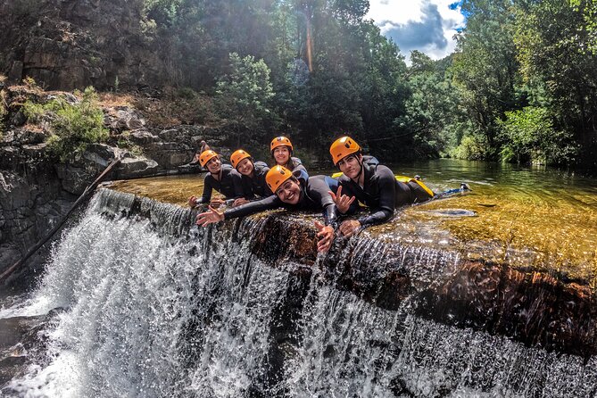 Soft Canyoning, river Ceira, Góis, Serra da Lousa, Coimbra - Slides, Ropes, Dams, and the Monte Redondo Waterfall