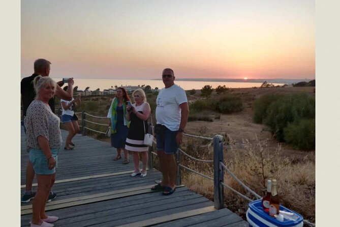 Sunset Beach Safari w/ Champagne & Chicken Piri Piri Dinner - Champagne at Gale as the sun drops