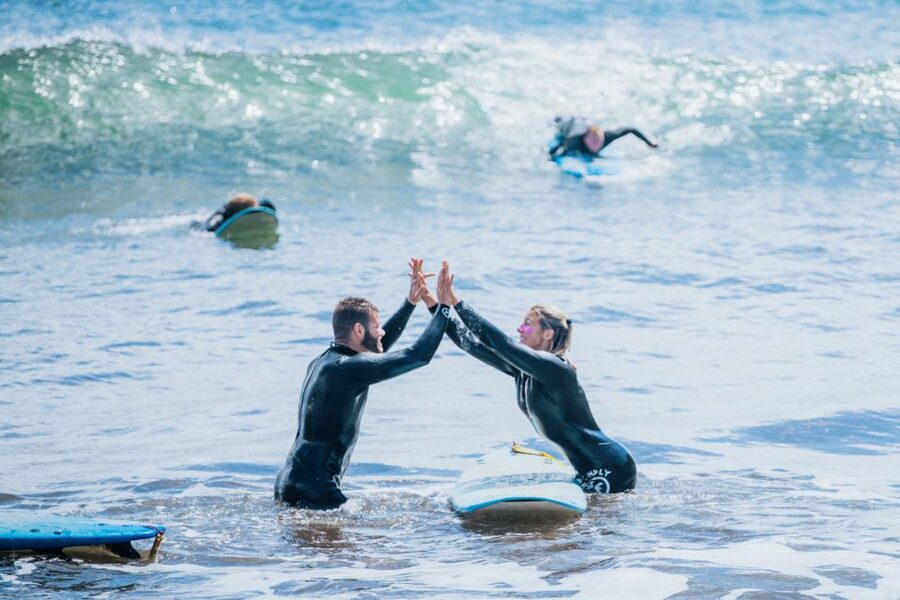 Surf lesson in Madeira - The main drawback: the Atlantic sets the rules