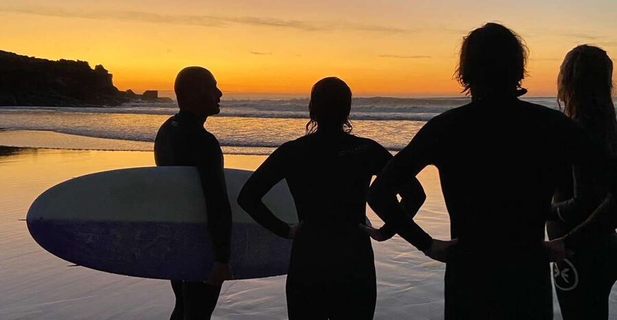 Surfing lessons at Ericeira World Surf Recognized - Learning the basics before catching waves
